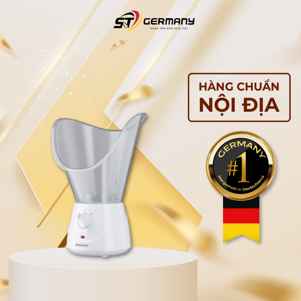 Máy Xông Mặt Silvercrest SGS 100 B1, Máy Khuếch Tán Hơi Nước, Tinh Dầu Cao Cấp Nội Địa Đức | GermanySnT 440006