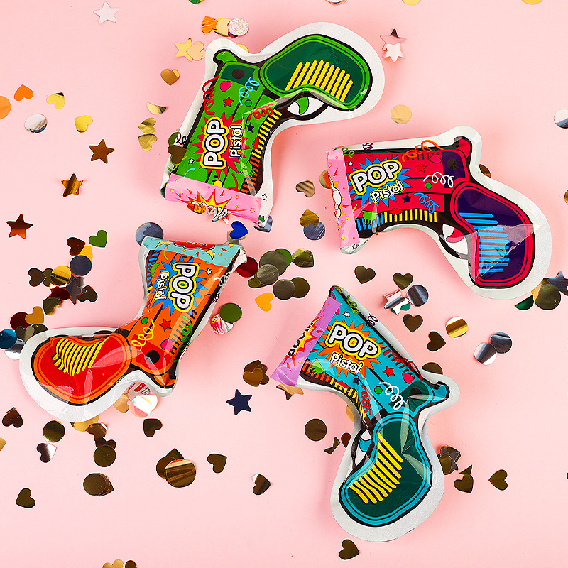 Combo 5 - 10 Pháo giấy sinh nhật tiệc cưới, party pháo giấy kim tuyến, súng bắn kim tuyến confetti cầm tay mini