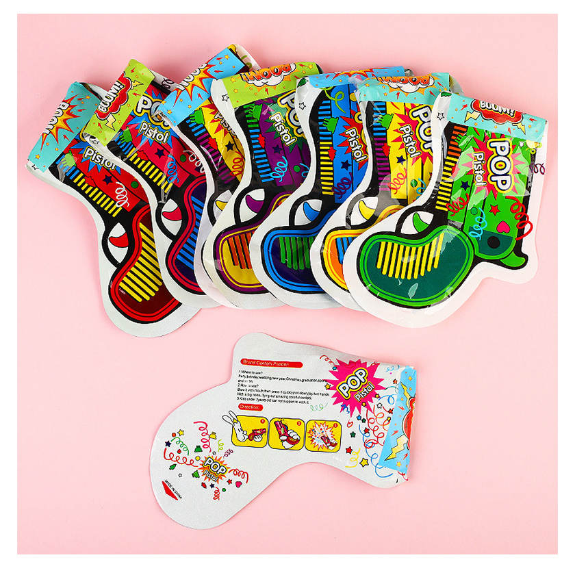 Combo 5 - 10 Pháo giấy sinh nhật tiệc cưới, party pháo giấy kim tuyến, súng bắn kim tuyến confetti cầm tay mini