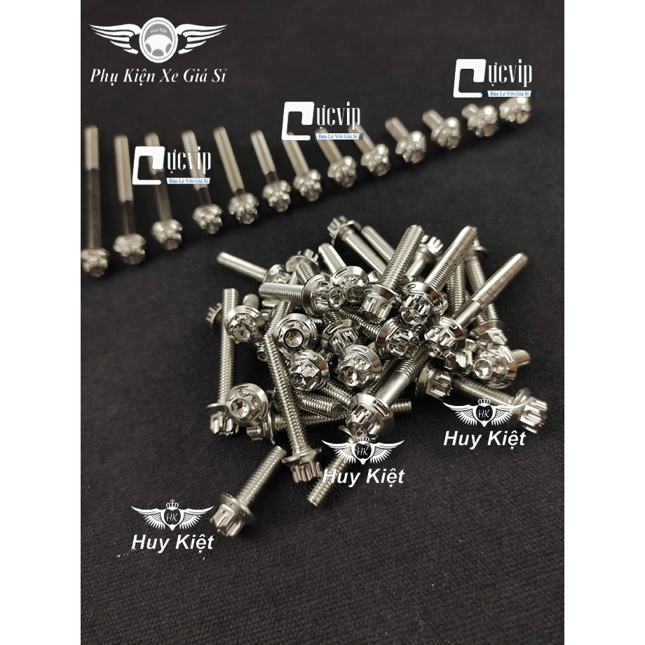 Ốc Salaya Kiểu M3 6Ly, 8Ly, 10Ly Inox 304 Đầy Đủ Chiều Dài Các Size (Giá 1 Con Ốc)