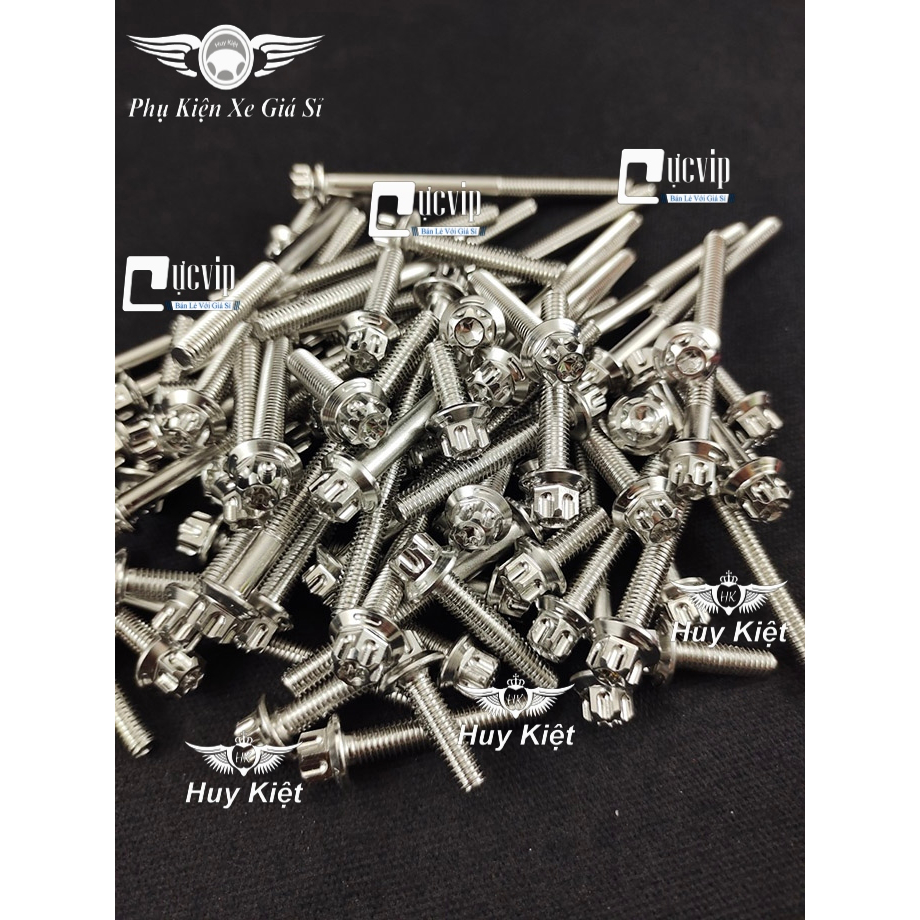 Ốc Salaya Kiểu M3 6Ly, 8Ly, 10Ly Inox 304 Đầy Đủ Chiều Dài Các Size (Giá 1 Con Ốc)