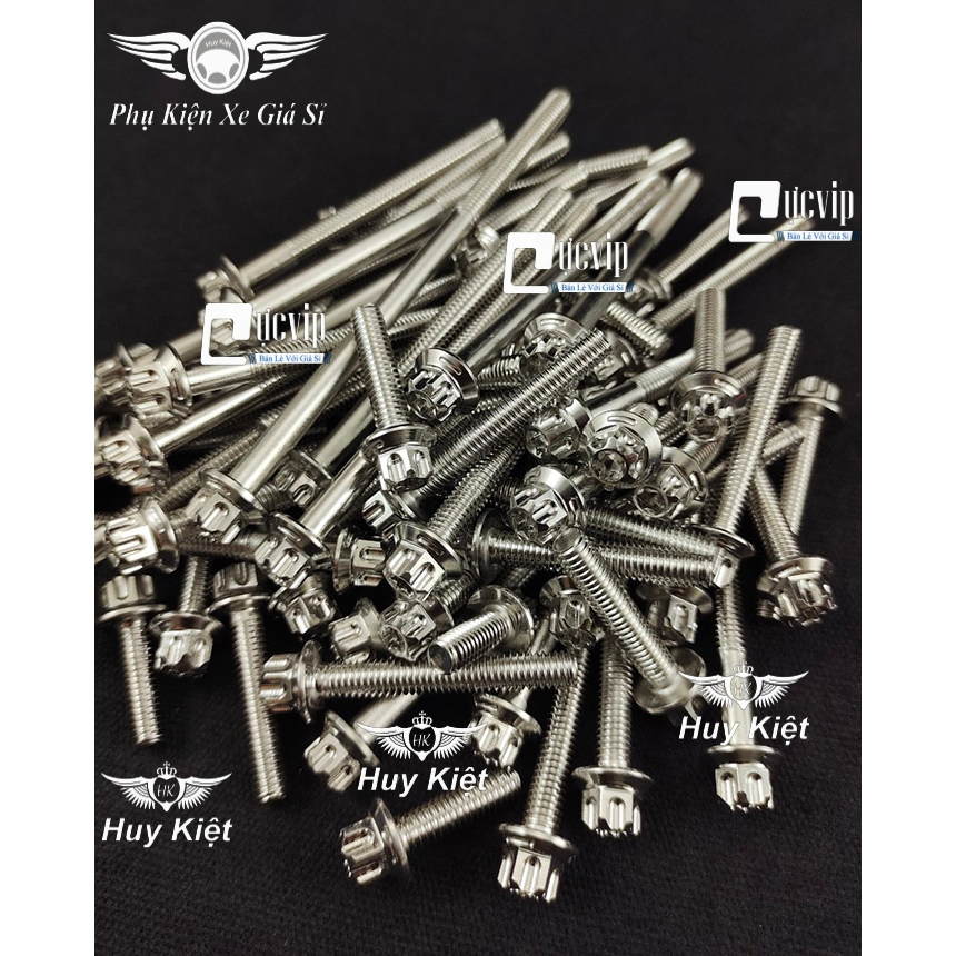 Ốc Salaya Kiểu M3 6Ly, 8Ly, 10Ly Inox 304 Đầy Đủ Chiều Dài Các Size (Giá 1 Con Ốc)