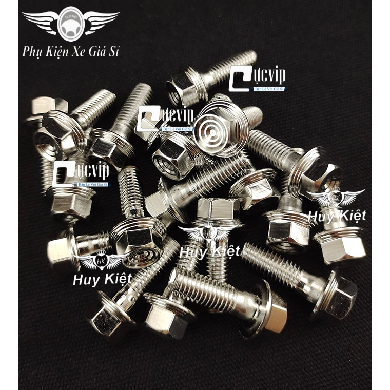 Ốc Salaya Kiễu THÁI 6Ly, 8Ly, 10Ly Inox 304 Chiều Dài Đầy Đủ Các Size