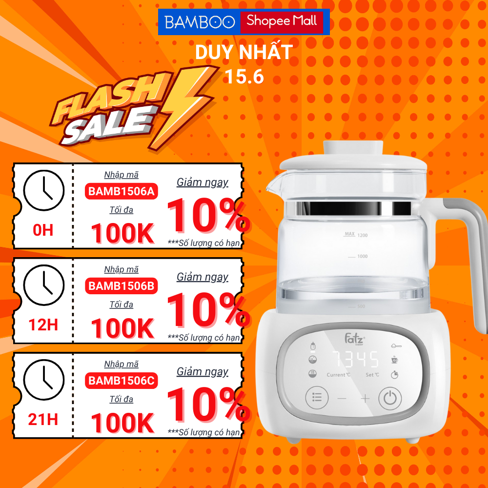Máy đun nước pha sữa Fatz Baby QUICK 9 – FB3526TN