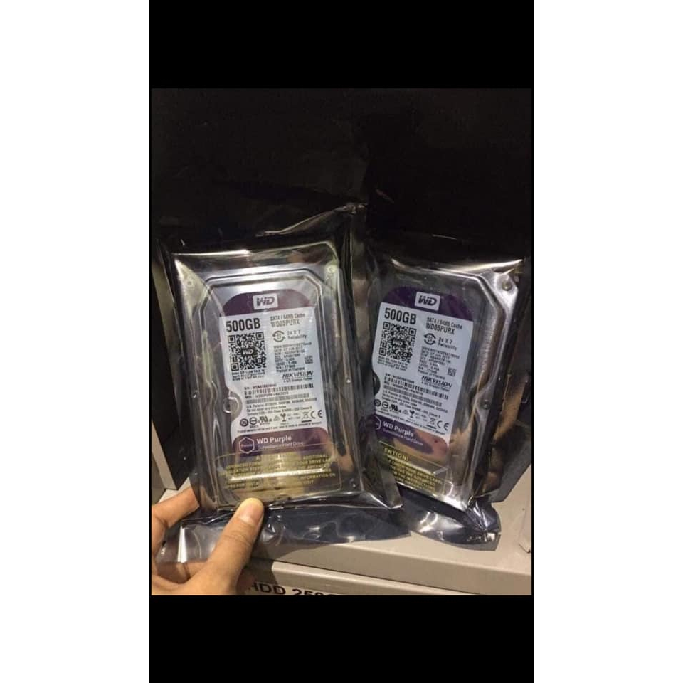 Ổ Cứng HDD 500GB WD Purple chuyên CAMERA  tháo máy