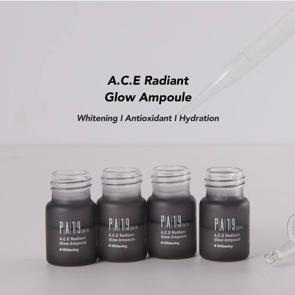 Tinh chất dưỡng trắng PA19 skin A.C.E Rdiant glow ampoule whitening