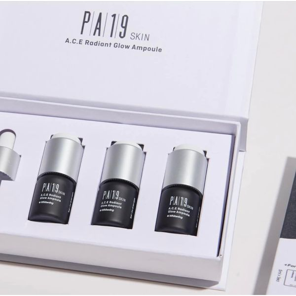 Tinh chất dưỡng trắng PA19 skin A.C.E Rdiant glow ampoule whitening