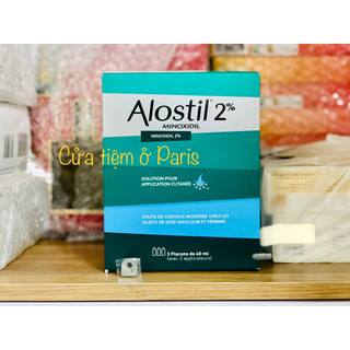 Xịt tóc dung dịch alostil minoxidil 2% 3x60ml giảm rụng tóc, hỗ trợ kích thích mọc tóc tặng chai chiết dạng xịt