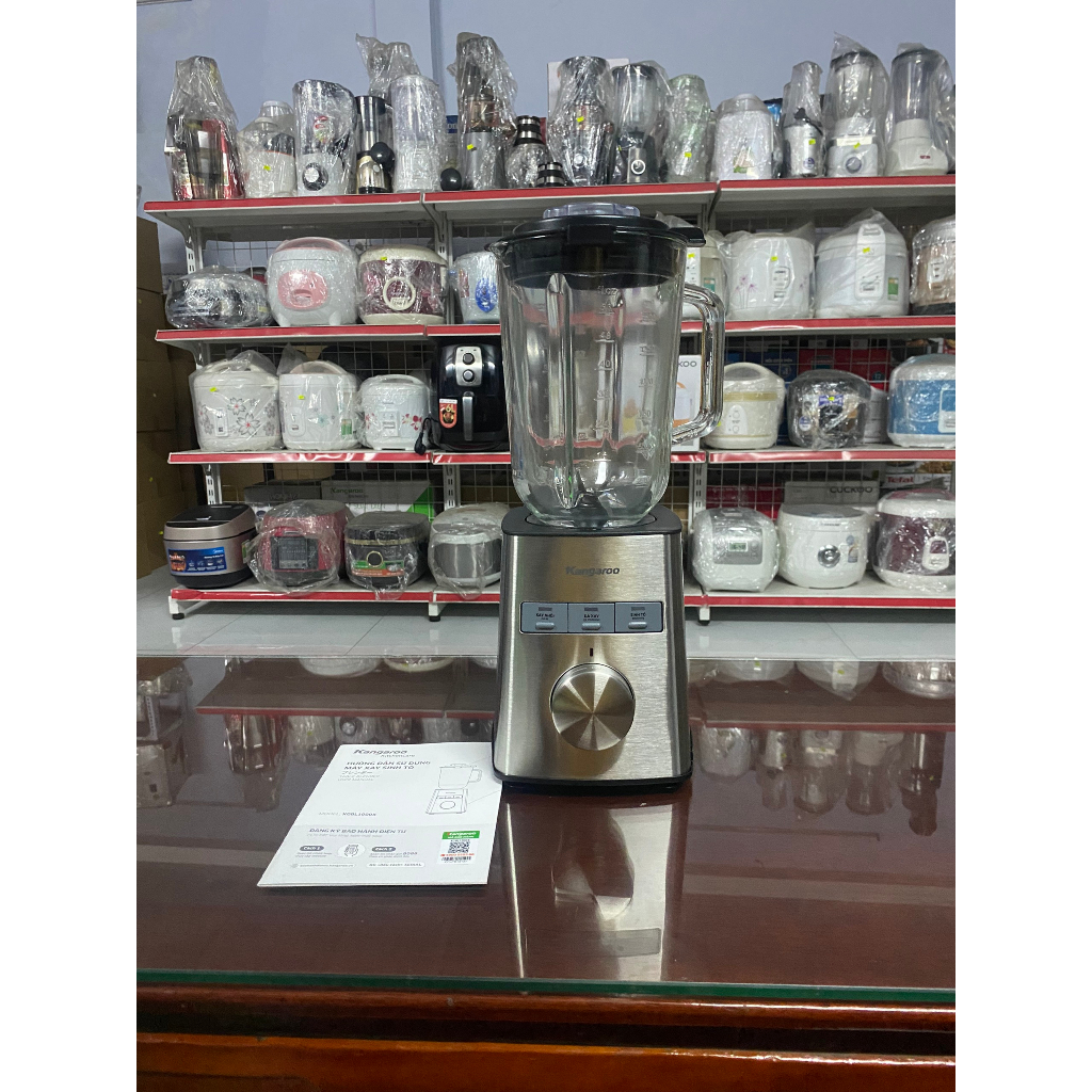 Máy xay sinh tố Kangaroo KGBL1000X cối thủy tinh - Hàng trưng bày