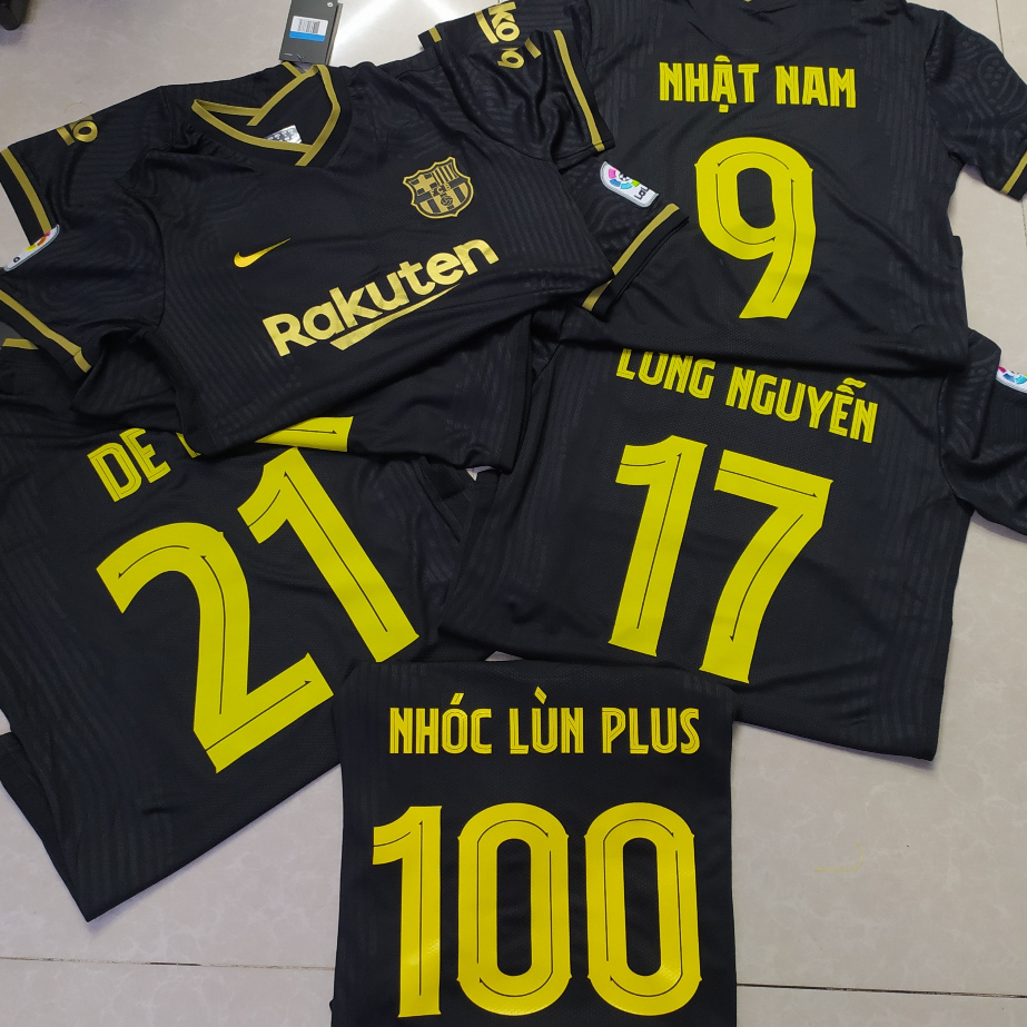 IN THEO YÊU CẦU - Không Kèm Áo - Decal Logo Sticker Patch Tên Và Số Bóng Đá Ủi Nhiệt Trực Tiếp Lên Áo Tại Nhà