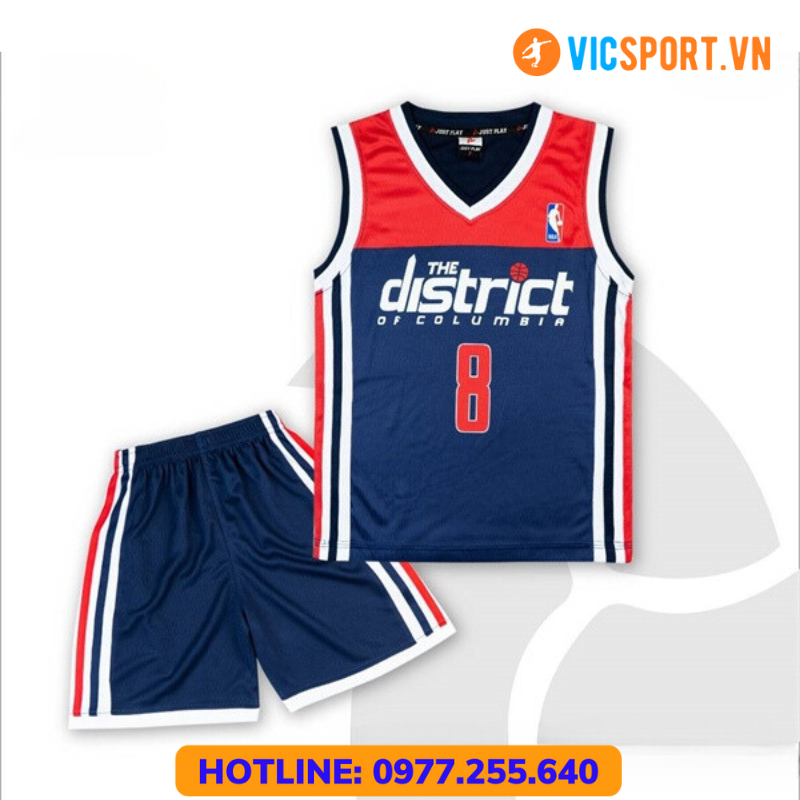 Bộ Quần Áo Bóng Rổ Trẻ Em Đủ Màu Loại 1 Cao Cấp,Thoáng Mát, Thấm Mồ Hôi - Vicsport