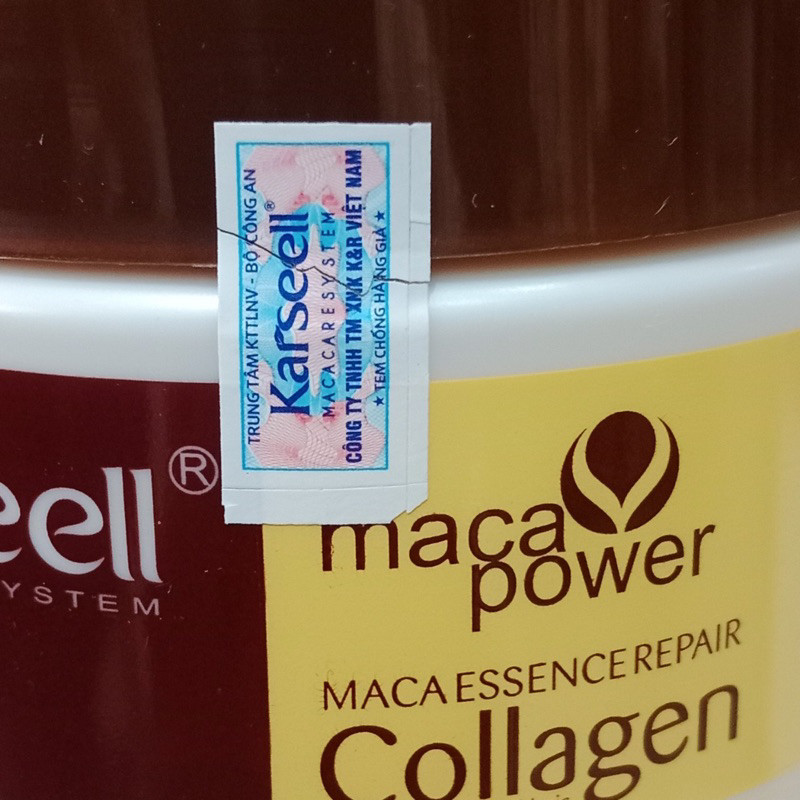 [Tặng mũ trùm] Kem ủ tóc Karseell Collagen Maca siêu mượt phục hồi tóc 500ml