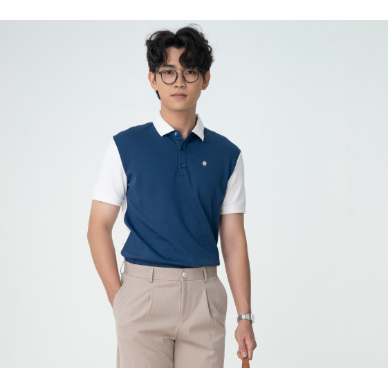 Áo polo nam BEN & TOD R1300BB361 vải thun cotton, nam tính, chỉn chu, sang trọng, thanh lịch