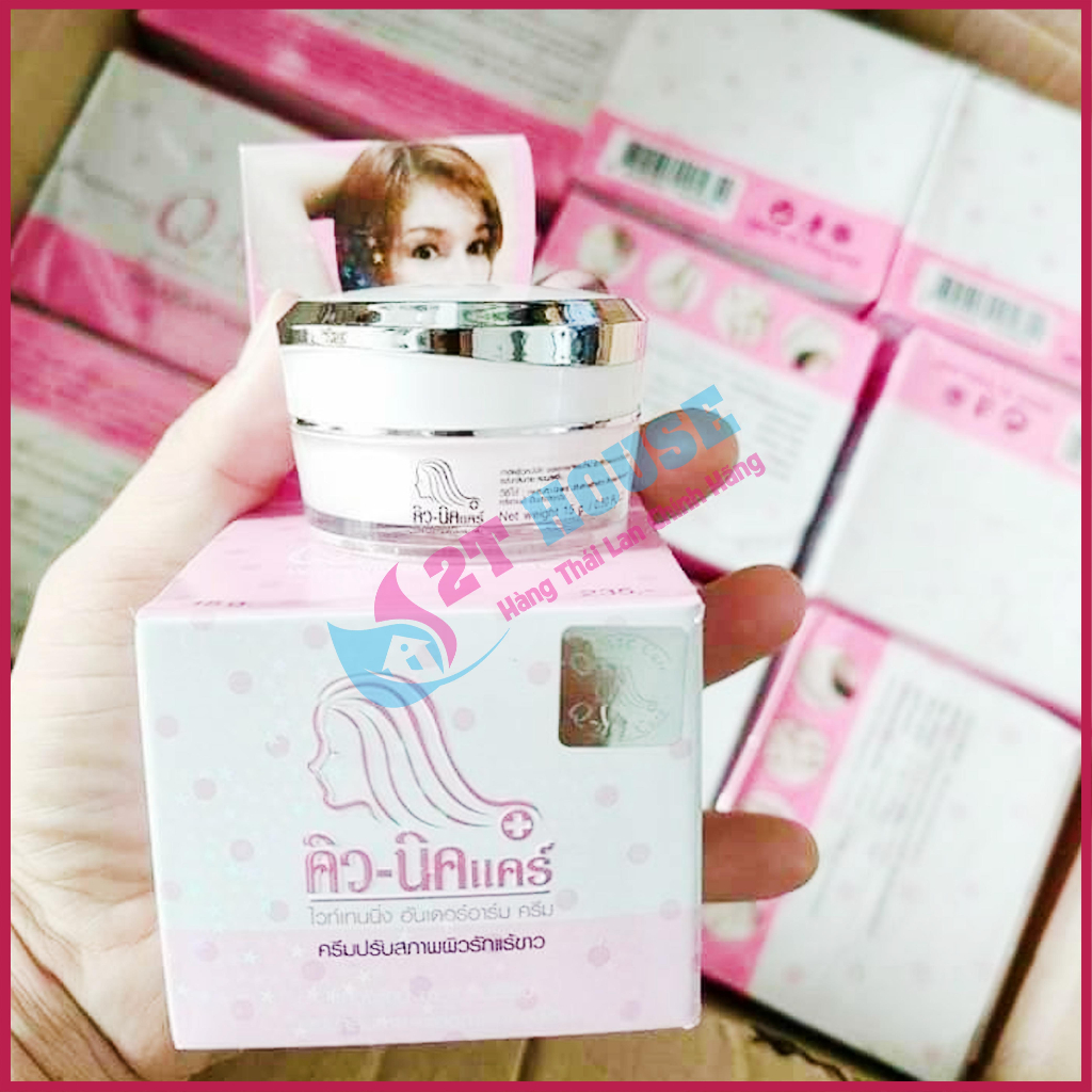 Kem thâm nách/kem ngăn ngừa/giảm thâm bikini Q - Nic Care Thái Lan hủ 15g 2T House Shop Hàng Thái Lan Nội Địa Chính Hãng