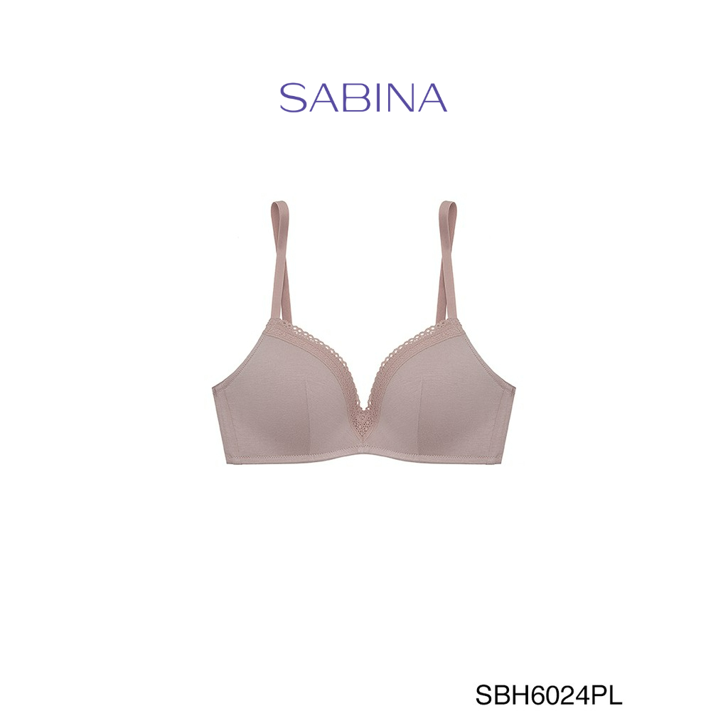 Áo Lót Mút Dày Vừa Nâng Ngực Tự Nhiên Không Gọng Basic Soft Doomm By Sabina Invisible Wire By Sabina SBH6024