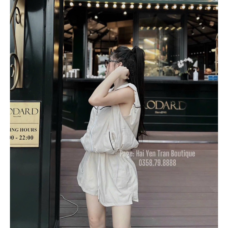 Set Bộ Thể Thao Gió Nhăn Viền Sát Nách + Quần Short Đùi