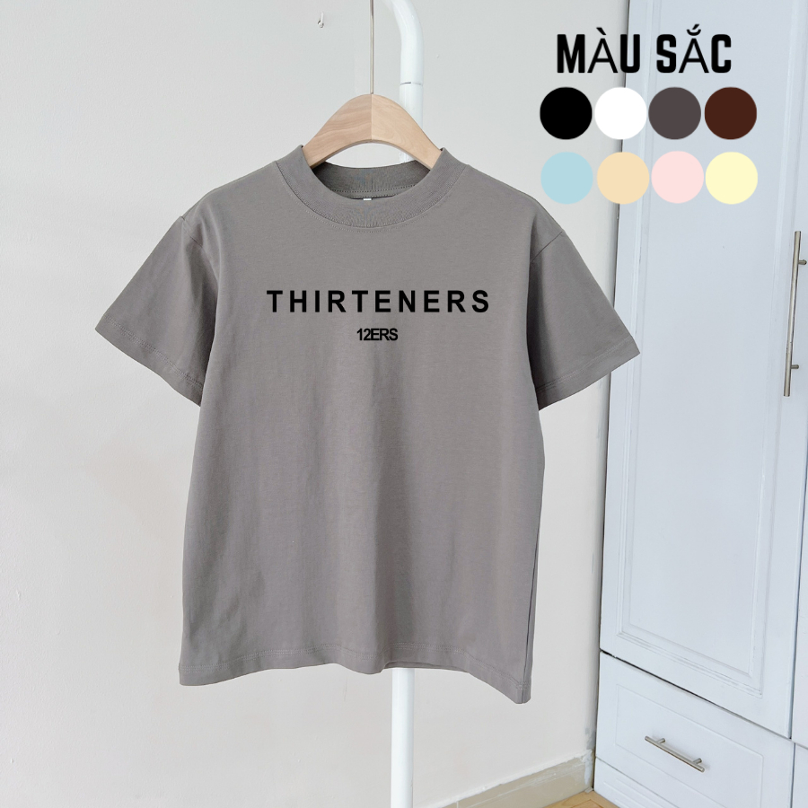 Áo Thun nữ BABY TEE THIRTENERS Form Ôm có size vải cotton 2 chiều chất vải cotton xịn