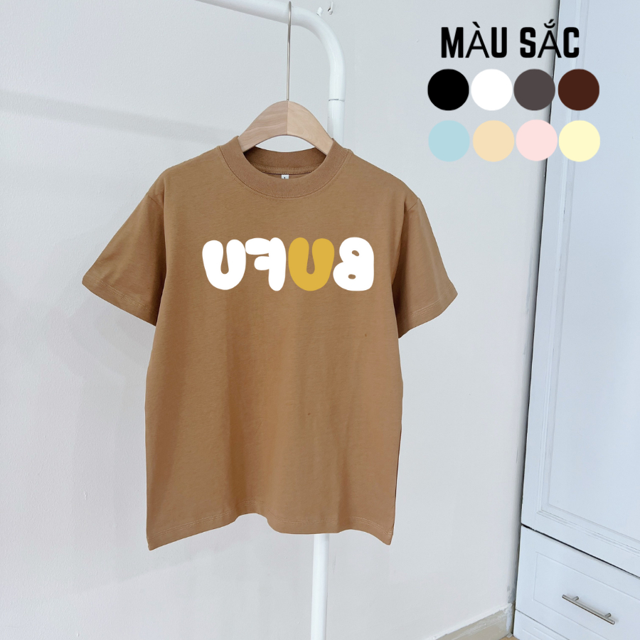 Áo Thun nữ BABY TEE chữ BUFU Form Ôm có size vải cotton 2 chiều chất vải cotton xịn