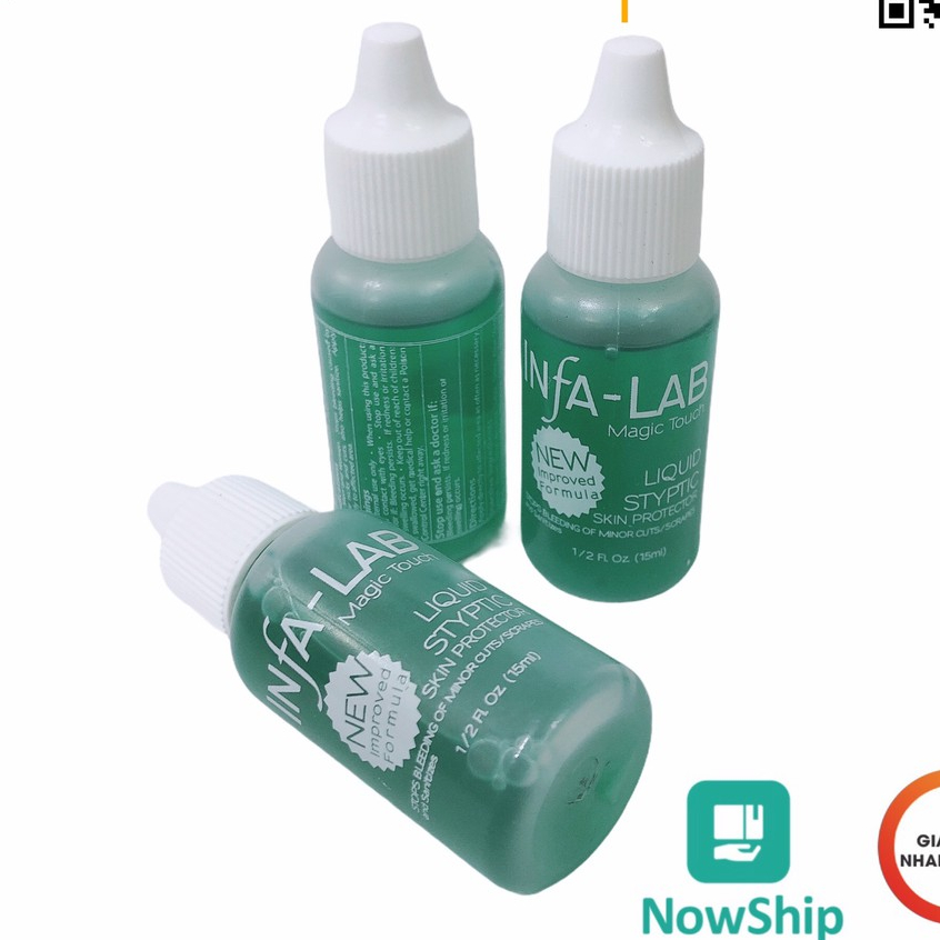 Dung Dịch Cầm Máu MỸ INFA-LAB 15ml Nhập Khẩu - Cầm Máu Siêu Nhanh Chỉ Trong Vòng 3 Giây