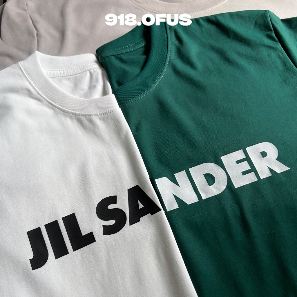 Áo thun JIL SANDER cotton thoáng mát unisex phông nam nữ oversize form rộng 918 Ofus