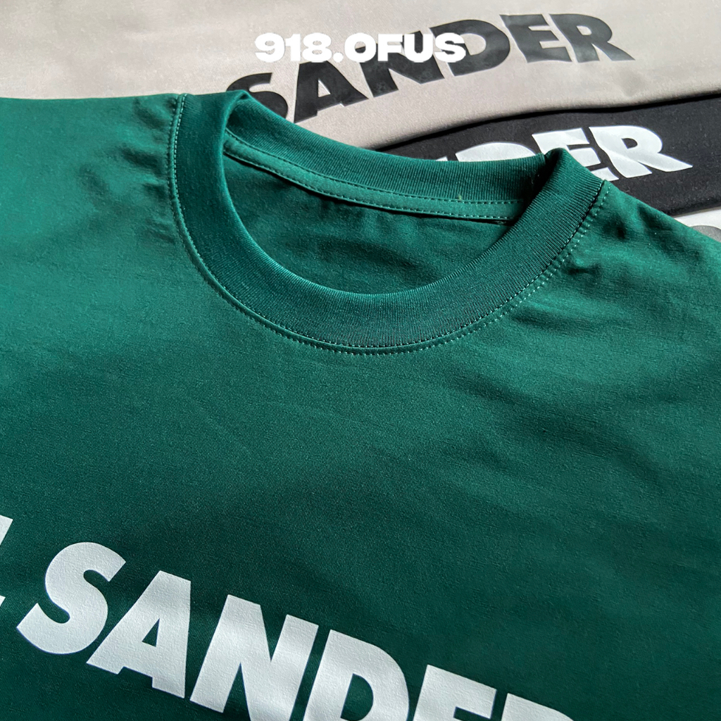 Áo thun JIL SANDER cotton thoáng mát unisex phông nam nữ oversize form rộng 918 Ofus