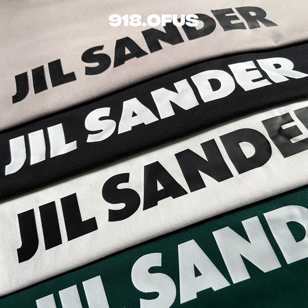 Áo thun JIL SANDER cotton thoáng mát unisex phông nam nữ oversize form rộng 918 Ofus