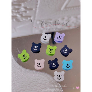 CHARM GẤU MIX MÀU M105 SET 10 VIÊN