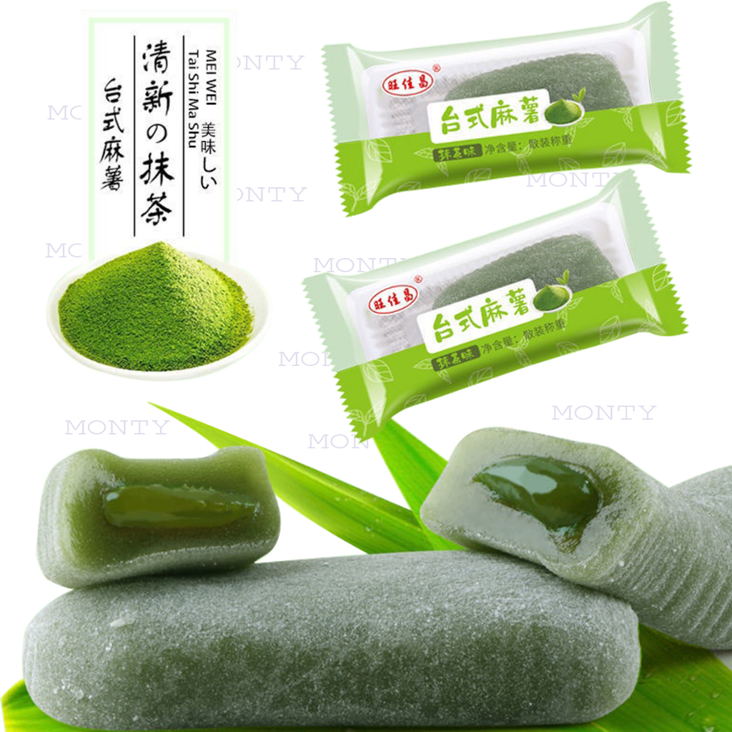 Combo 1000g Bánh mochi dài Đài Loan 3 vị Matcha / Dừa / Soài mềm dẻo siêu ngon