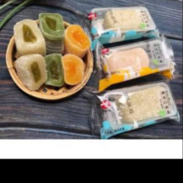 Combo 500g Bánh mochi dài Đài Loan 3 vị Matcha / Dừa / Soài mềm dẻo siêu ngon