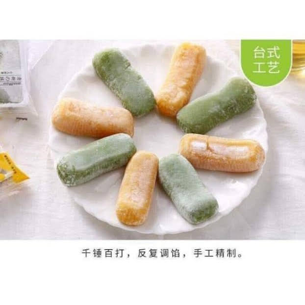 Combo 1000g Bánh mochi dài Đài Loan 3 vị Matcha / Dừa / Soài mềm dẻo siêu ngon
