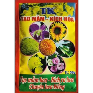 Phân bón Tạo mầm hoa kích ra hoa cho bông vạn thọ gói 50gr