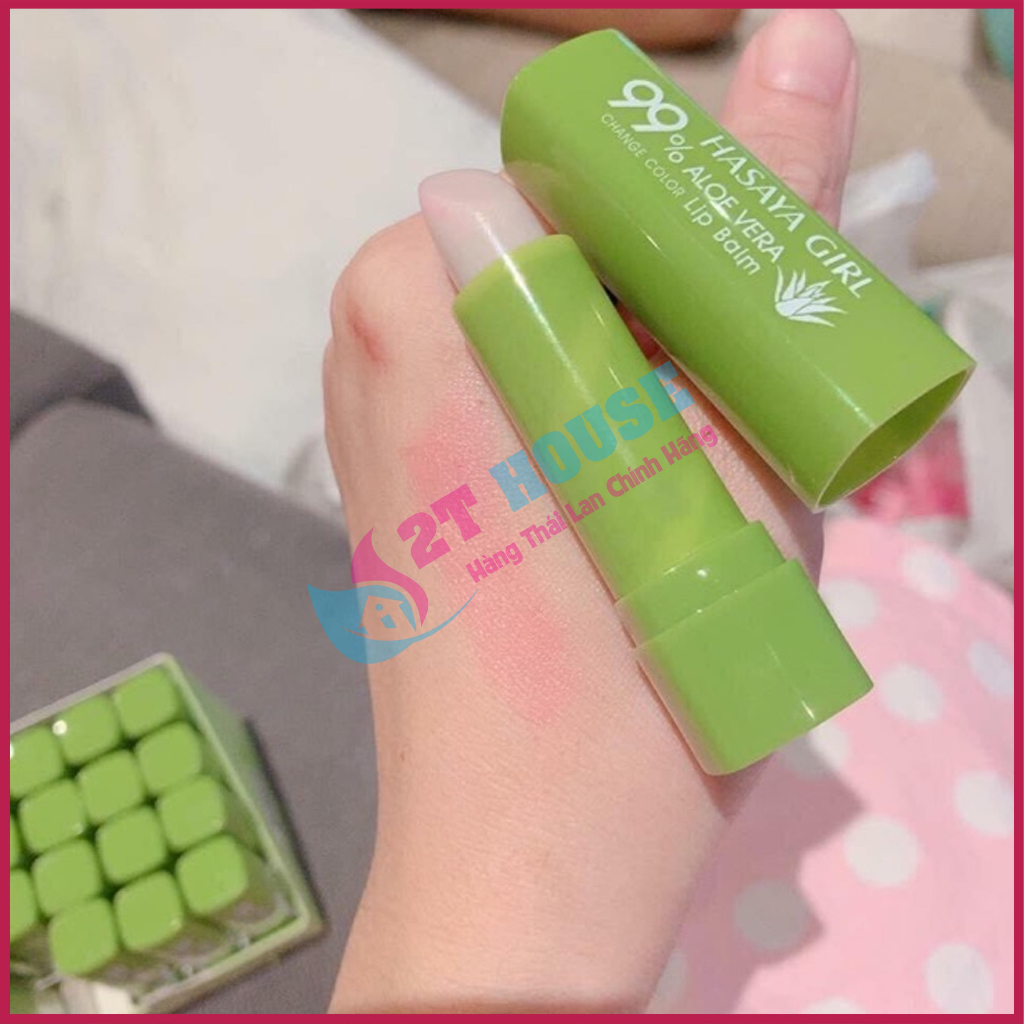 Son dưỡng môi nha đam/son dưỡng không màu 99% Aloe Vera Thái Lan cây 4g 2T House Shop Hàng Thái Lan Nội Địa Chính Hãng