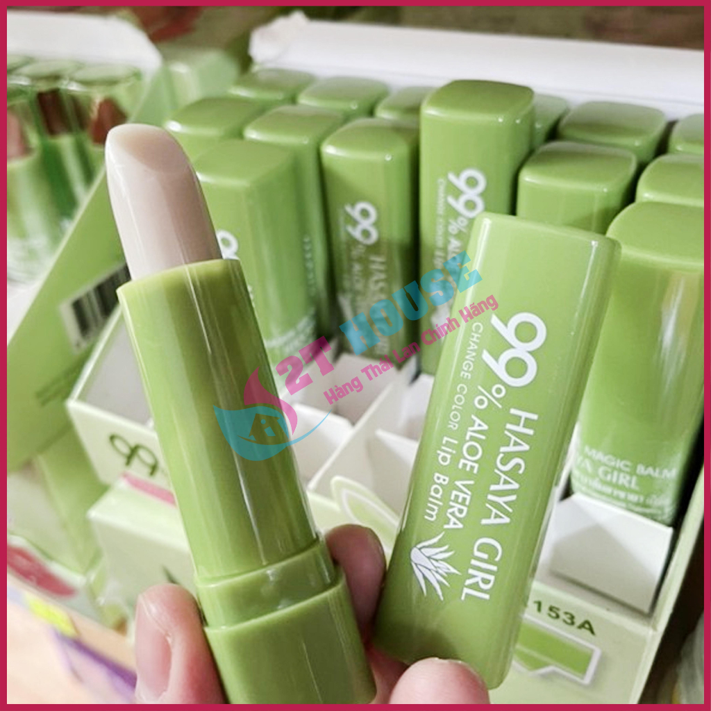 Son dưỡng môi nha đam/son dưỡng không màu 99% Aloe Vera Thái Lan cây 4g 2T House Shop Hàng Thái Lan Nội Địa Chính Hãng