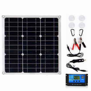 100w solar panel  waterproof  100 watt solar photovoltaic module / panel surya/ Solar Charge Controller LCD