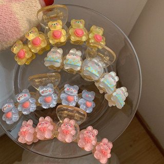  KDC03 kẹp tóc nữ kẹp càng cua đính charm gấu dễ thương nhiều mẫu BULL.SHOP 