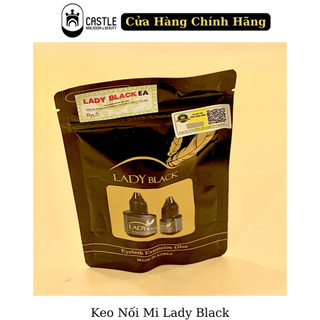 Keo nối mi sky d+ đen, keo crystal glue, keo lady black 5ml - dụng cụ nối mi, tạo fan
