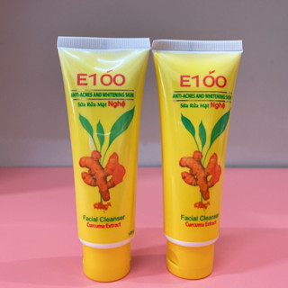 Sữa rửa mặt nghệ E100 100g