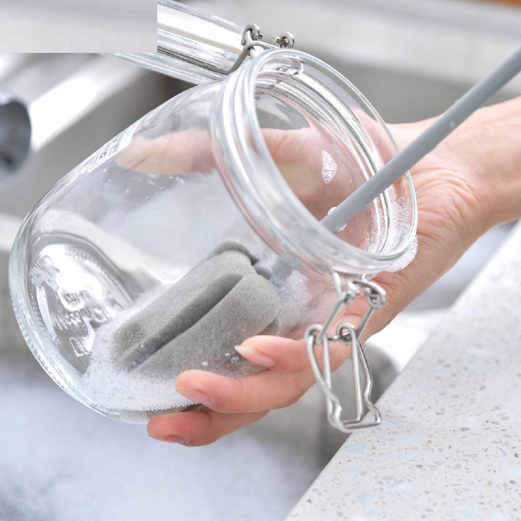 Cây Cọ Vệ Sinh Cốc Chén, Cọ Rửa Ly Có Tay Cầm Hiện Đại