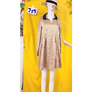 đầm họa tiết nhí size M/L. S719
