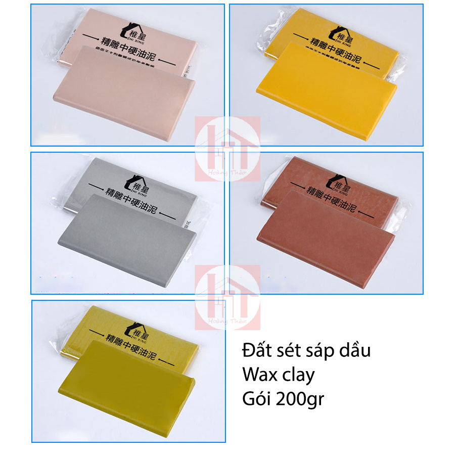 Đất sét điêu khắc dạng cứng  cục 200gr