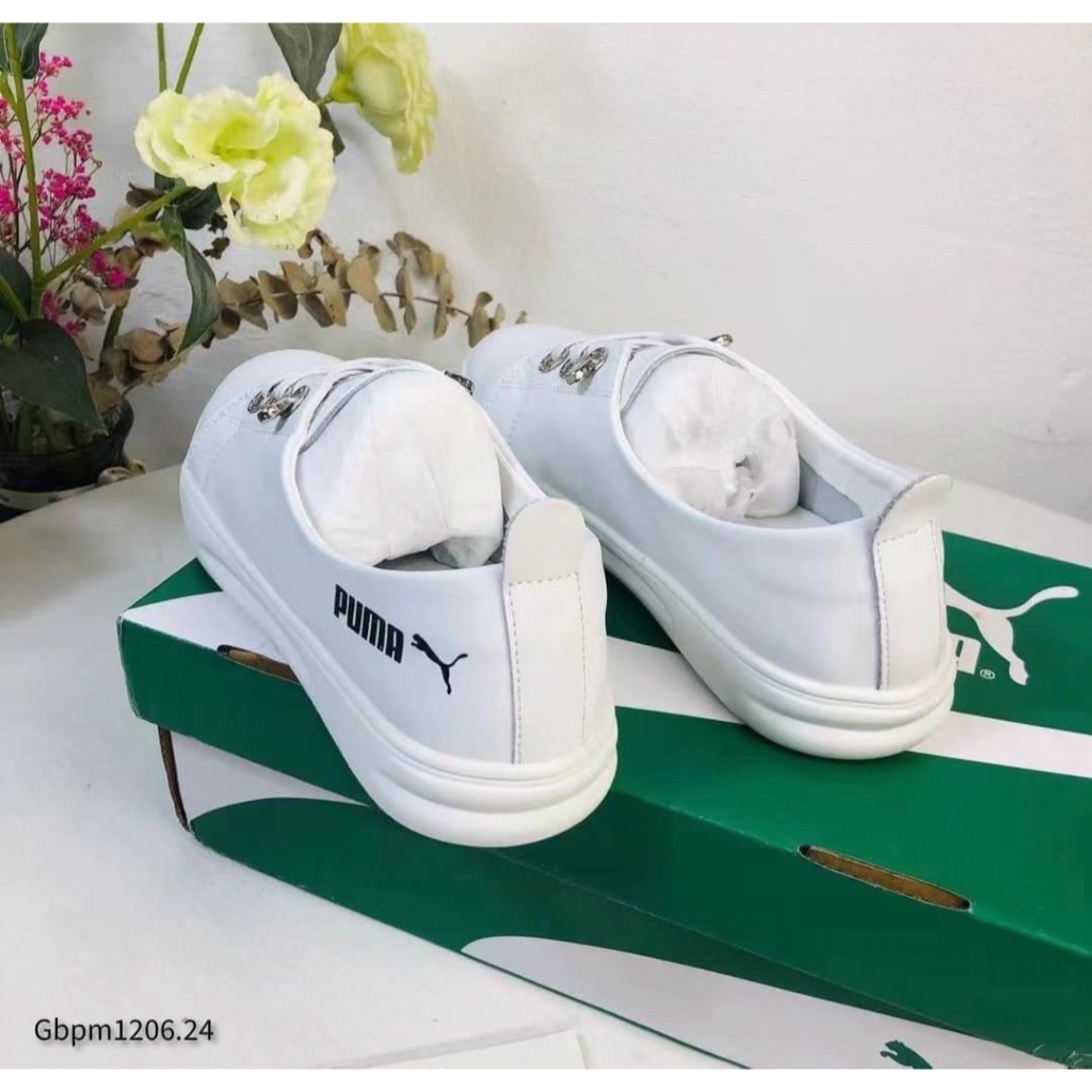 Giày thể thao nữ  sneaker bata bánh mi pum hàng xuất cao cấp full hộp hãng