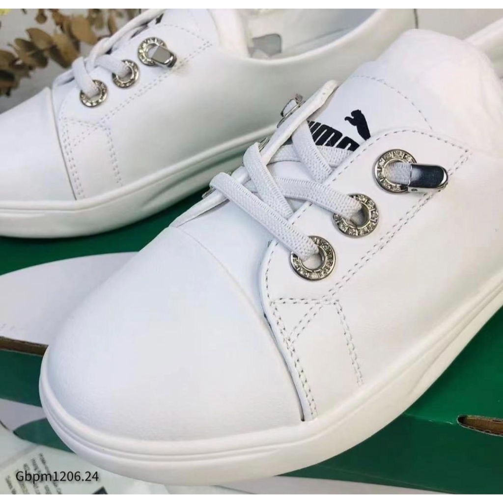 Giày thể thao nữ  sneaker bata bánh mi pum hàng xuất cao cấp full hộp hãng