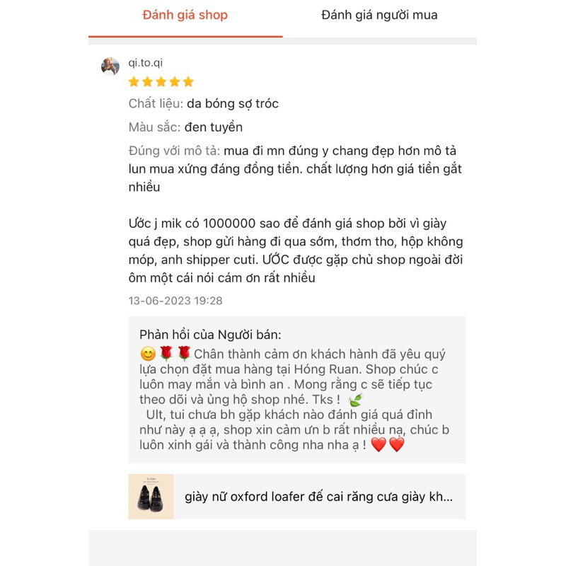 Giày nữ oxford loafer đế cai răng cưa giày khuy ngang