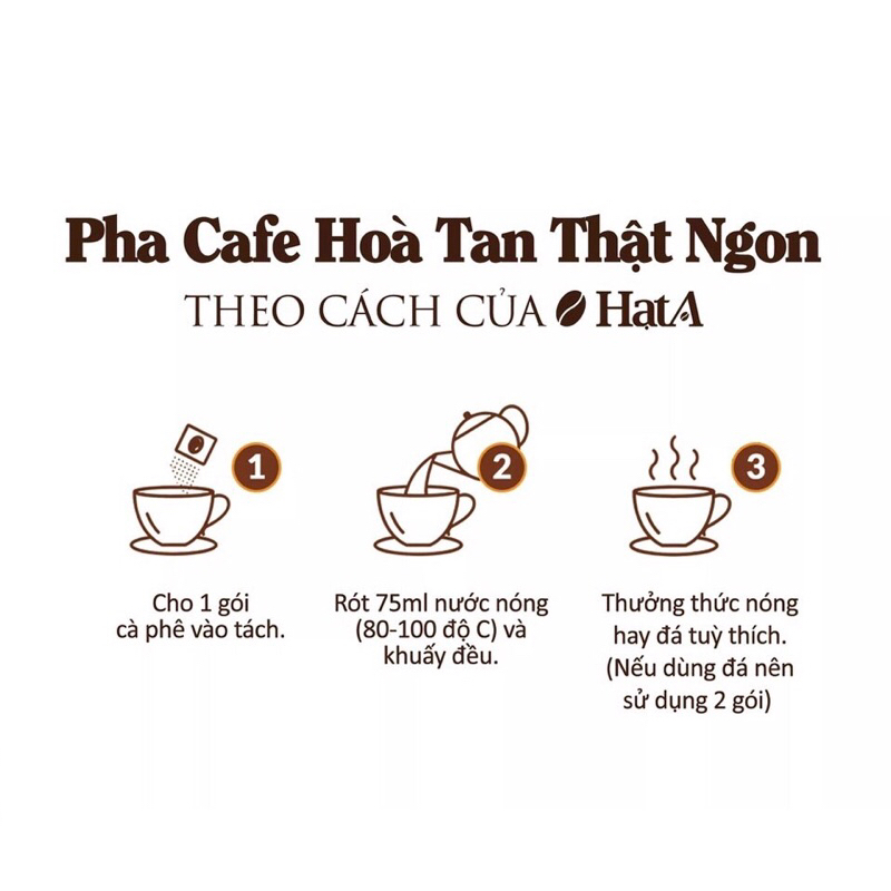 Cafe Hoà Tan Capuchino Dừa/ Sầu Riêng/Hazenut&mật ong.