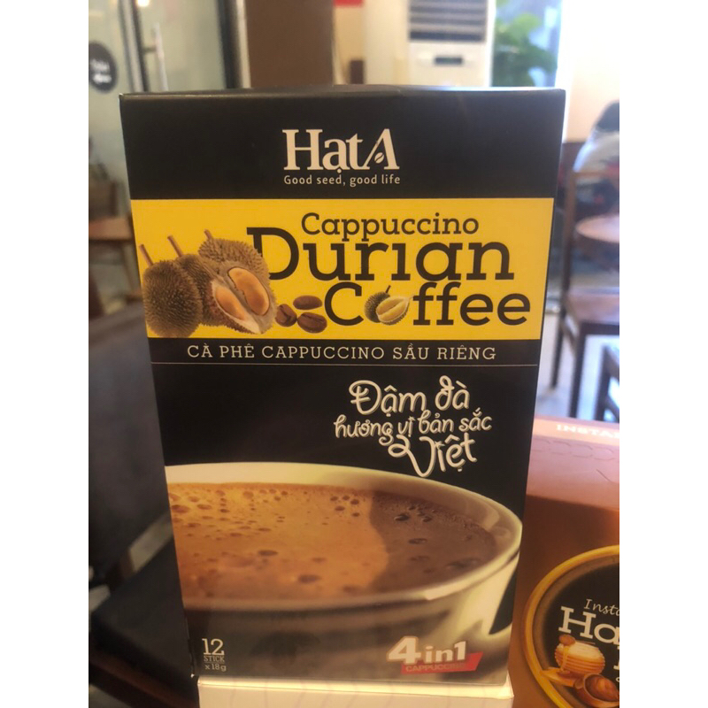 Cafe Hoà Tan Capuchino Dừa/ Sầu Riêng/Hazenut&mật ong.