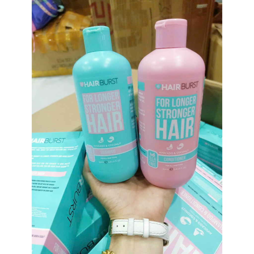 Set Gội Xả Hairburst Giúp Tóc Mọc Dài Nhanh Và Chắc Khỏe 350ml, sacdep_hcm