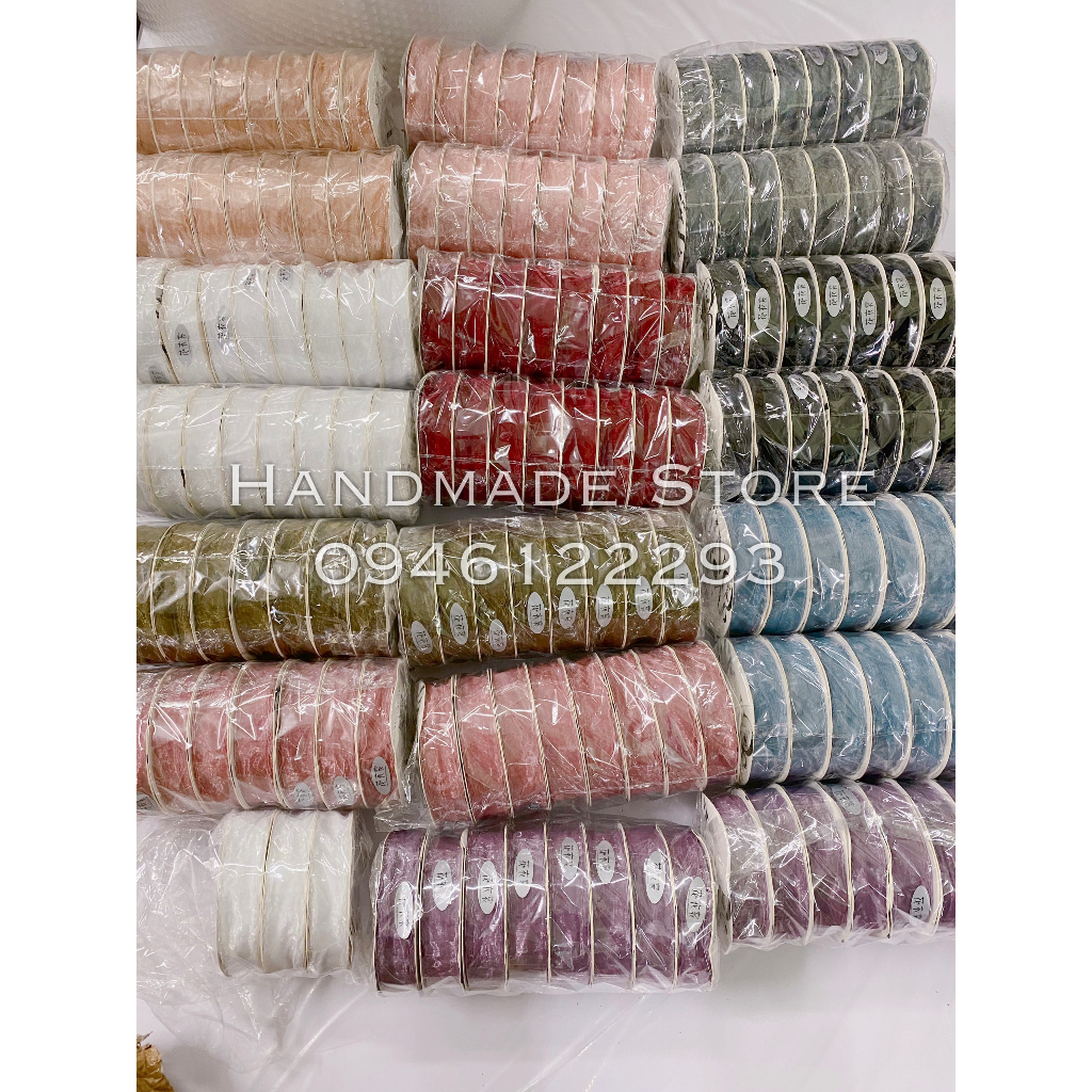 Ruy băng voan nhăn