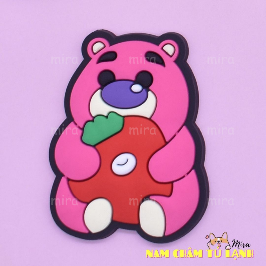 Nam Châm Tủ Lạnh 14 Rau Củ 9 Trái Cây Trang Trí Bàn Học Đính Note Bảng Từ Cho Bé Mira-PVC79152