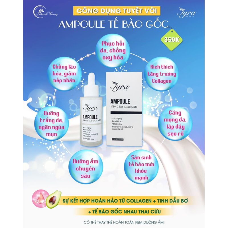 Ampoule tế gốc collagen Thanh Trang