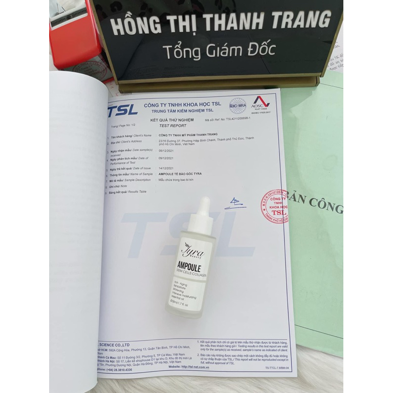 Ampoule tế gốc collagen Thanh Trang